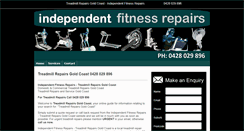 Desktop Screenshot of goldcoast.treadmillrepairs.com.au